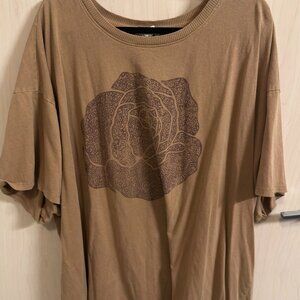 Torrid Festi Brown Rose Graphic Tee
